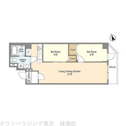 アルファコート町屋の物件間取画像